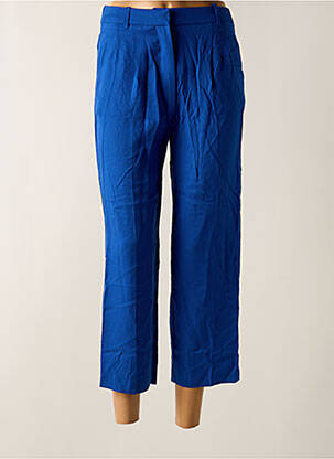 Pantalon trei sferturi albastru MANGO femeie