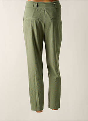 Pantalon slim buzunare verde GARCIA femeie