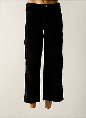 Pantalon evazat buzunare talie elastică negru KIDS ONLY fată