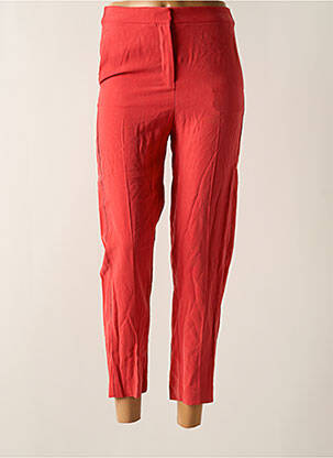 Pantalon 7/8 talie elastică roșu MANGO femeie
