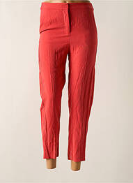Pantalon 7/8 talie elastică roșu MANGO femeie