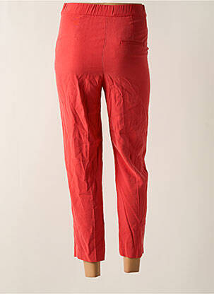 Pantalon 7/8 talie elastică roșu MANGO femeie