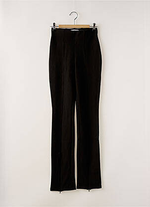 Pantalon drept talie elastică negru MANGO femeie