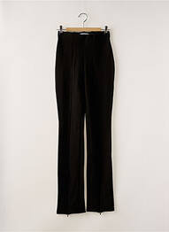 Pantalon drept talie elastică negru MANGO femeie