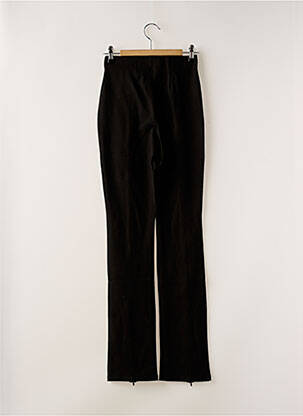 Pantalon drept talie elastică negru MANGO femeie