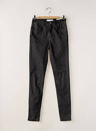 Pantalon slim conic negru MANGO femeie