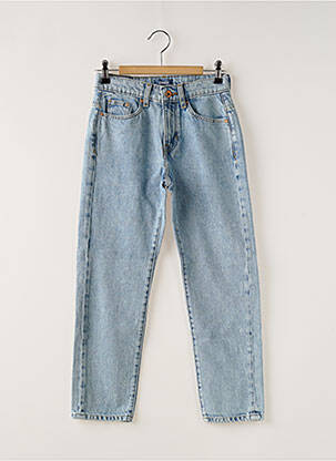 Blugi cu croială dreaptă albastru ONLY fată