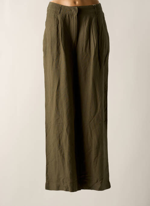 Pantalon larg verde TOM TAILOR femeie