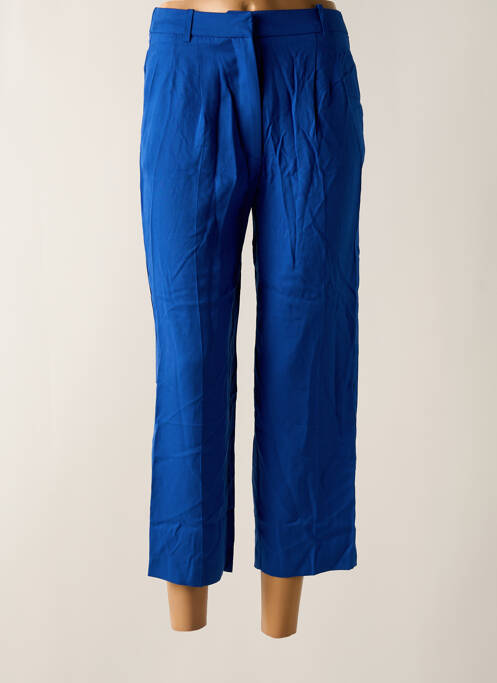 Pantalon trei sferturi albastru MANGO femeie