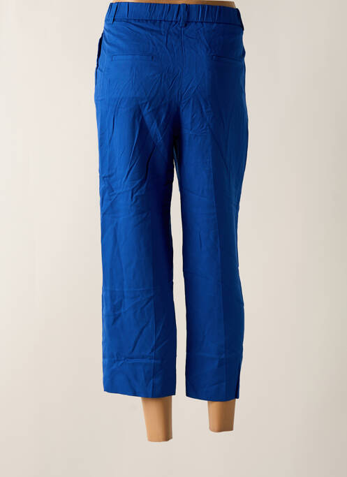 Pantalon trei sferturi albastru MANGO femeie