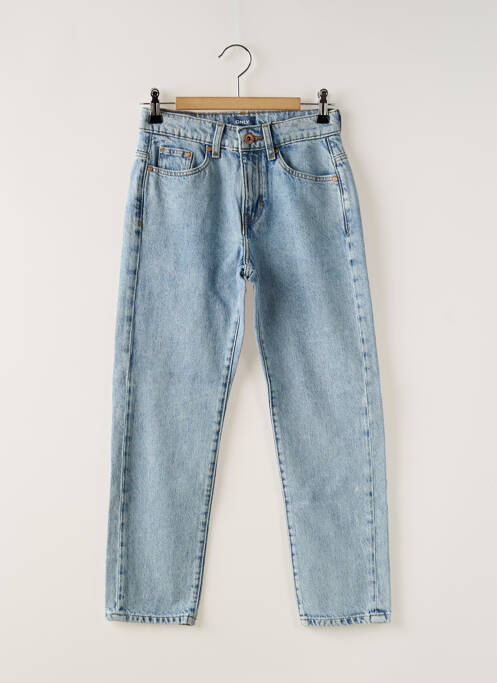 Blugi cu croială dreaptă albastru ONLY fată