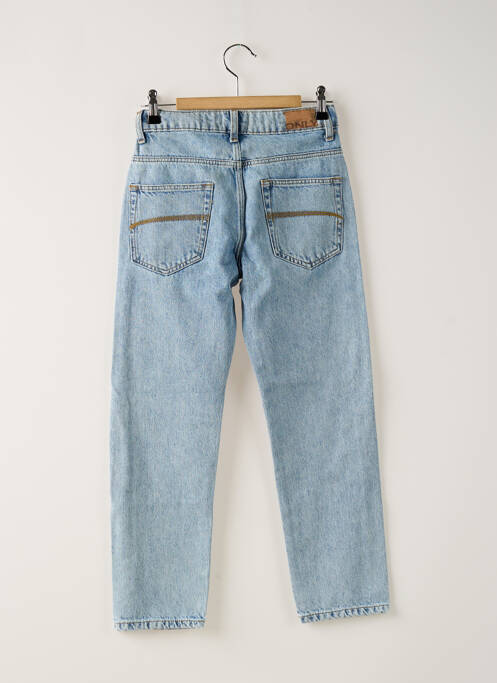 Blugi cu croială dreaptă albastru ONLY fată