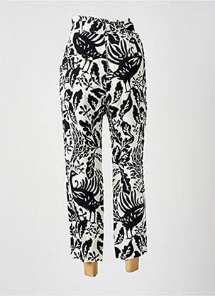 Pantalon 7/8 talie înaltă talie înaltă negru IDANO femeie