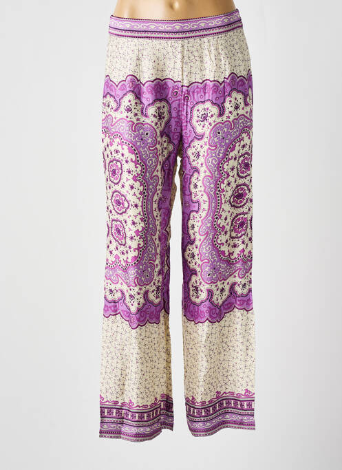 Pantalon larg violet BELLA JONES femeie