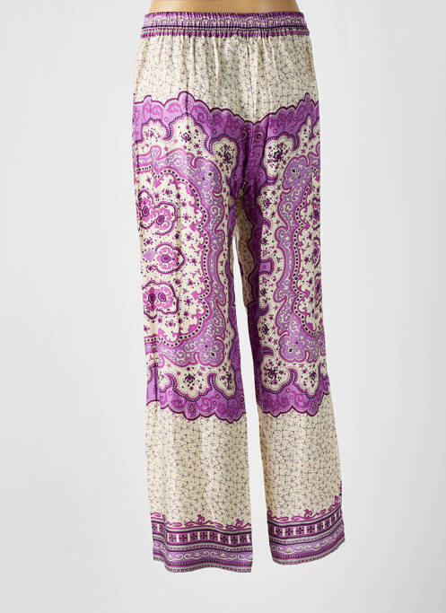 Pantalon larg violet BELLA JONES femeie