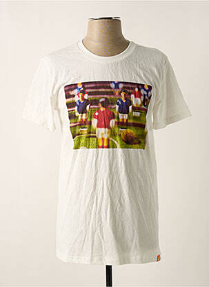 Tricou croială cambrată mâneci lungi bej REALLY DOESN'T MATTER bărbat