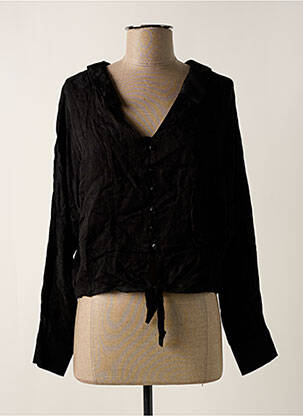 Cămașă mâneci lungi mâneci lungi negru ASTRID BLACK LABEL femeie