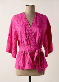 Jachete kimono guler petrecut roz ASTRID BLACK LABEL femeie