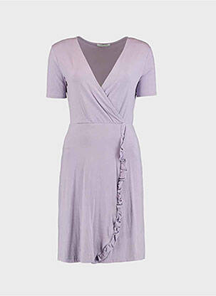 Rochie midi mâneci scurte mâneci scurte violet HAILYS femeie