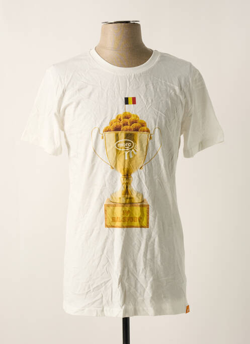 Tricou bej REALLY DOESN'T MATTER bărbat