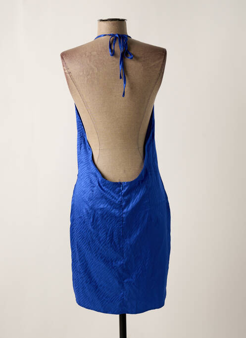 Rochie midi albastru OLGA LEYERS femeie