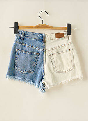 Șort țesătură denim talie înaltă albastru SUBDUED femeie