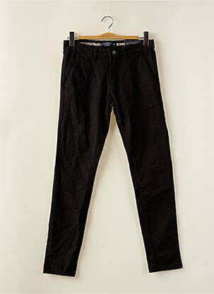 Pantalon chino elasticitate mărime normală negru BRUCE & BUTLER  bărbat