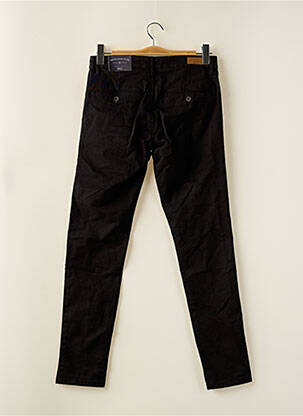 Pantalon chino elasticitate mărime normală negru BRUCE & BUTLER  bărbat