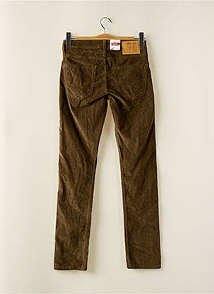 Pantalon slim țesătură catifea mărime normală maro JACK & JONES bărbat