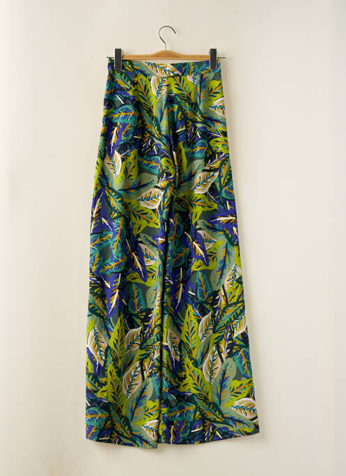 Pantalon larg verde MORGAN femeie