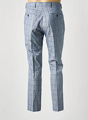 Pantalon slim țesătură poplin mărime normală albastru SELECTED bărbat