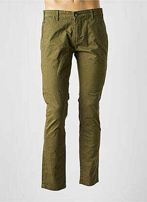 Pantalon chino elasticitate mărime normală verde BRUCE & BUTLER  bărbat