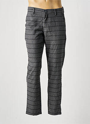 Pantalon chino țesătură melanj mărime normală gri BRUCE & BUTLER  bărbat