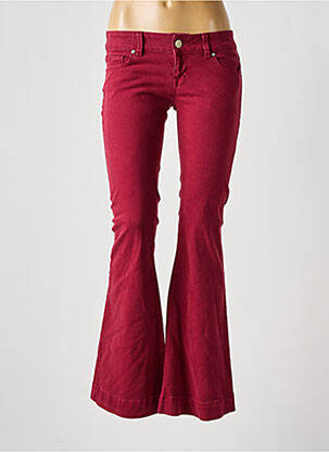 Pantalon evazat roșu LTB femeie