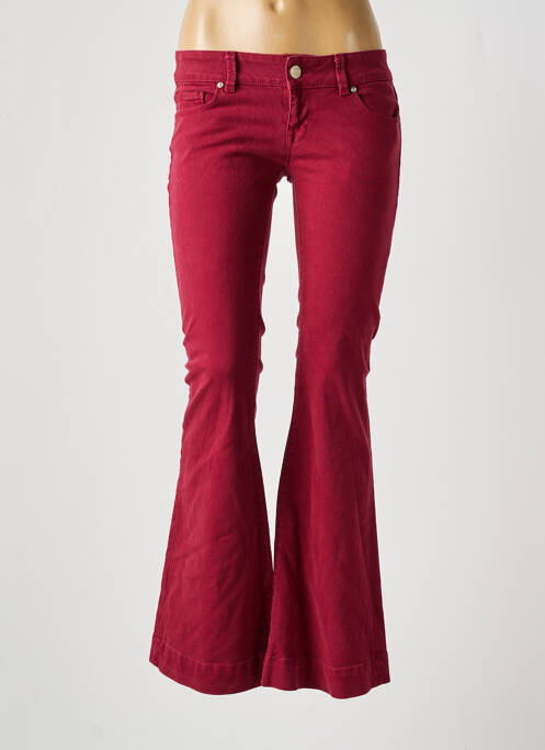 Pantalon evazat roșu LTB femeie