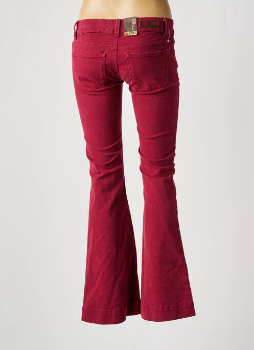 Pantalon evazat roșu LTB femeie