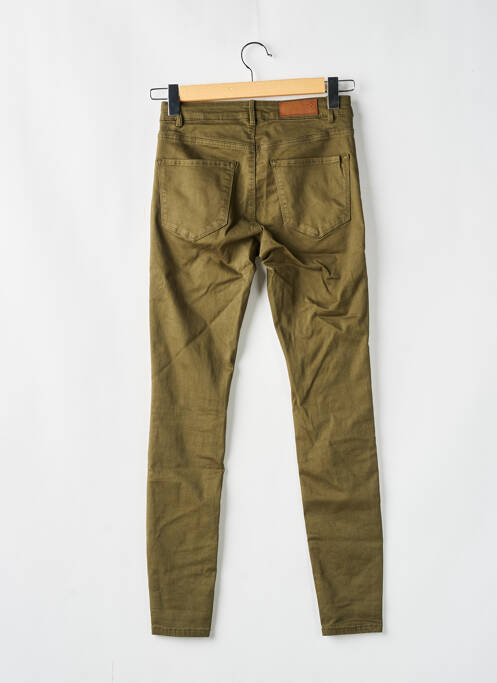 Pantalon slim verde VERO MODA femeie