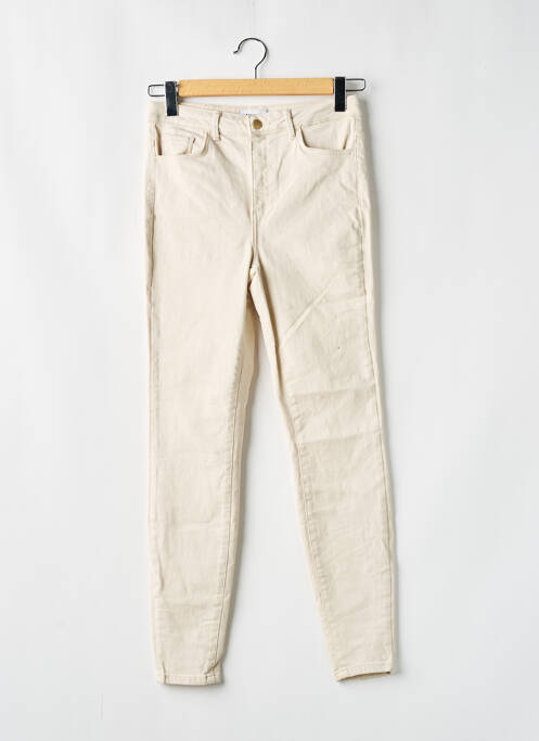 Pantalon slim bej AWARE femeie