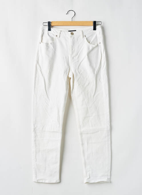 Pantalon slim alb OPUS femeie