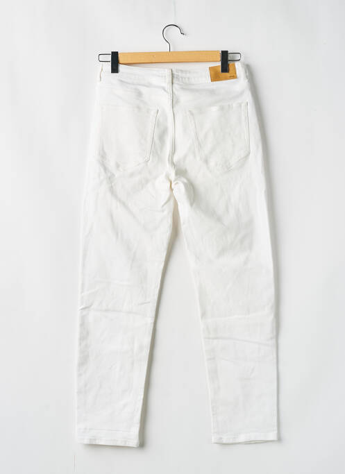 Pantalon slim alb OPUS femeie