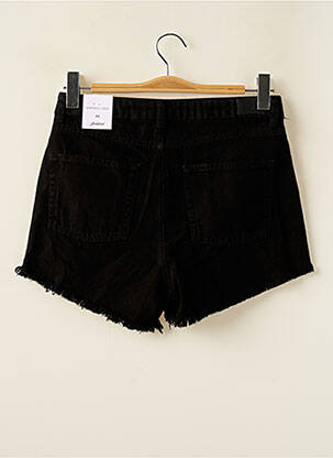 Șort țesătură denim negru SUBDUED femeie