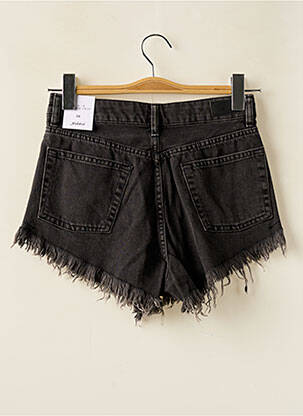 Șort țesătură denim negru SUBDUED femeie