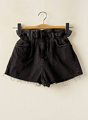 Șort țesătură denim negru SUBDUED femeie