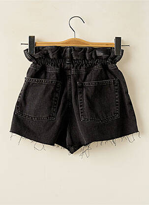 Șort țesătură denim negru SUBDUED femeie