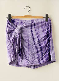 Fustă pantaloni scurți croială dreaptă violet CEMI BY CÉLINE femeie