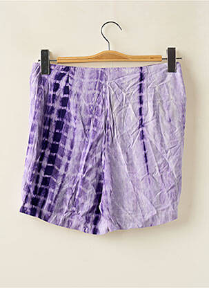 Fustă pantaloni scurți croială dreaptă violet CEMI BY CÉLINE femeie