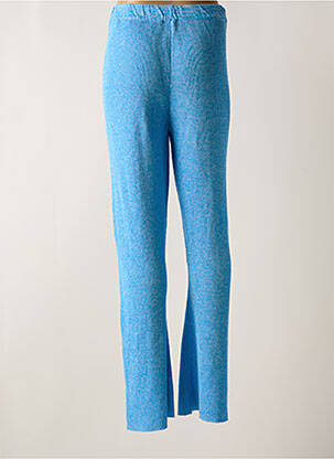 Pantalon drept talie elastică albastru ASTRID BLACK LABEL femeie