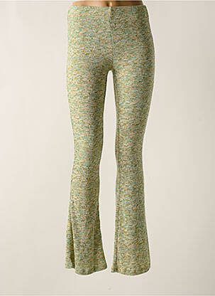 Pantalon drept verde NEON & NYLON femeie