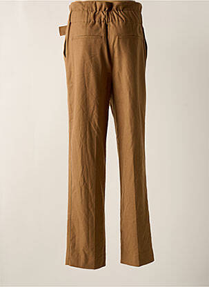 Pantalon drept talie elastică maro DEUX. BY ELINE DE MUNCK femeie