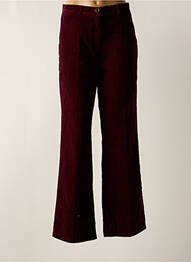 Pantalon drept închidere cu fermoar sub clapetă cu nasturi violet LE FABULEUX MARCEL DE BRUXELLES femeie